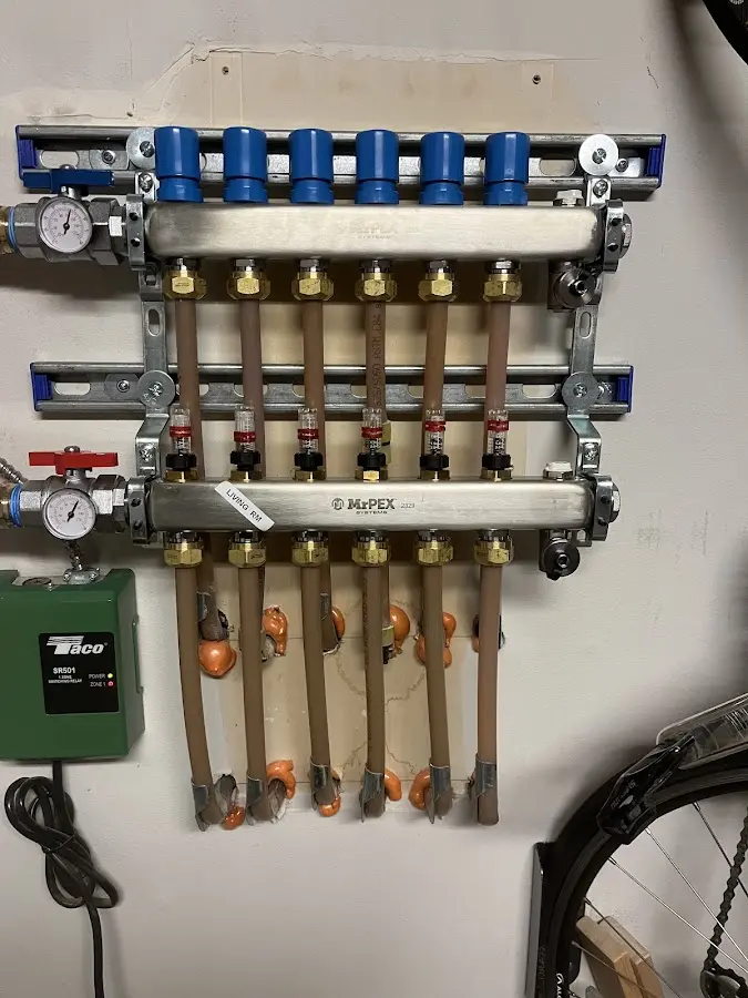 Plumber performing Leak Detection at a residential property in Crawfordsville